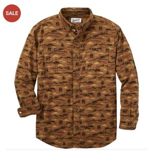 Men's Free Swingin' Flannel Untucked Shirt Duluth Trading Co Med Bears